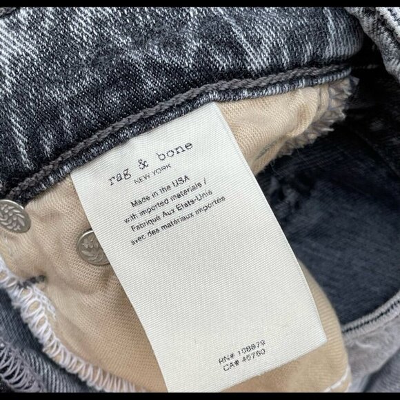 RAG & BONE Nina cropped faded high-rise cigarette 23 - Picture 15 of 15